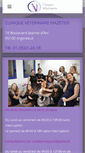 Mobile Screenshot of cliniqueveterinairemazetier.fr
